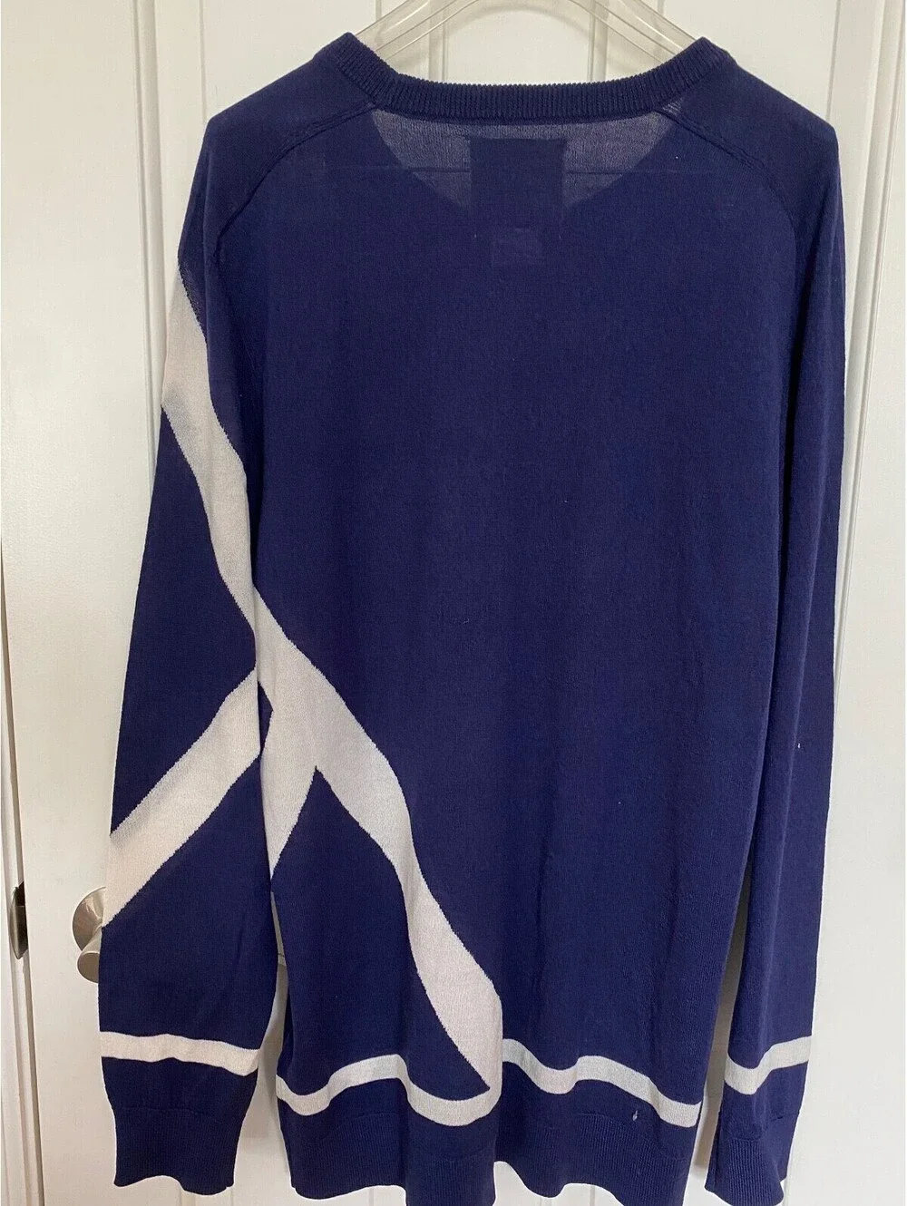 Alps & Meters NWT Touring Knit Sweater Men's Navy Merino Wool Large